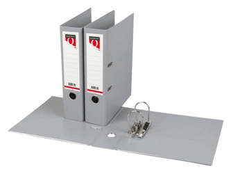 ORDNER QUANTORE A4 80MM PP GRIJS artikel afbeelding