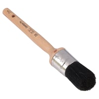 Prof patentkwast, alkyd, 20, hout, Chin. zwart var.haar