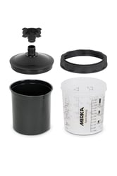 Paint Cup System UV 650ml,Filter Lid 125µm,50/Pack