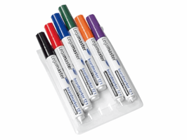 Viltstift Legamaster TZ 1 whiteboard rond 1.5-3mm assorti set à 6 stuks