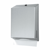 RVS handdoekdispenser maxi voor alle universele vouwhanddoekjes