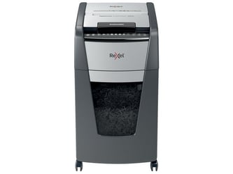 Rexel Optimum Auto+ 300X Automatische Papiervernietiger, P4 Cross-Cut Snippers, 60L, 300 Vellen, Zwart artikel afbeelding