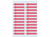 ETIKET HERMA 4143 PIJL 38X7MM ROOD 88ST artikel afbeelding