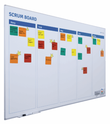 SCRUM BORD + STARTERKIT SCRUM 90X120CM artikel afbeelding