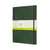 Notitieboek Moleskine XL 190x250mm blanco soft cover myrtle green