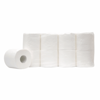 Toiletpapier Euro supersoft cellulose, 250 vel, 9,5cm breed x 3 laags, wit Art.nr 230013