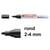 Lakmarker edding 750 2-4mm zwart/pk10