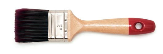 Platte kwast, dubbeldik, Goudhaantje®, PURPLE, Serie 686 2"