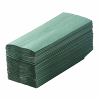 Vouwhanddoeken met C-vouw tissue, lichtgroen VE = 3550 doeken