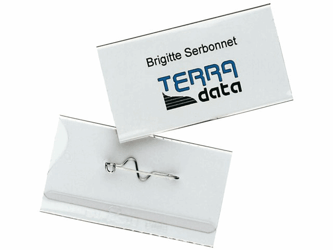 BADGE DURABLE 8008 MET SPELD 40X75MM artikel afbeelding