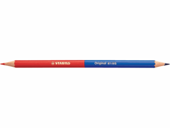 Stabilo Potlood magazijn Original blauw-rood/d12 (doos 12 stuks) artikel afbeelding