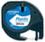 Dymo Letratag labeltape 91201 plastic 12mm x 4 m zwart op wit