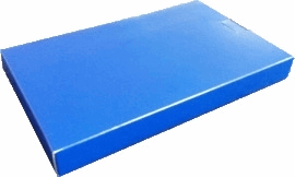Brievenbusdoos A5 255x160x28mm Lichtblauw 650 grm Verpakt per 75 stuks artikel afbeelding