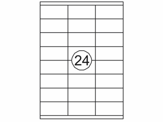 ETIKET QUANTORE 70X35MM 2400ST  artikel afbeelding