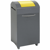 Kringloopmateriaal verzamelaar van plaatstaal, vlamdovend inhoud 60 l, b x h x d = 380x790x320 mm inwerpopening signaalgeel