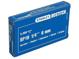 STANLEY Speciale nieten Bostitch 9,5/6, o.a. geschikt voor P3 (doos 5000 stuks) artikel afbeelding