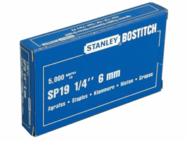 STANLEY Speciale nieten Bostitch 9,5/6, o.a. geschikt voor P3 (doos 5000 stuks)