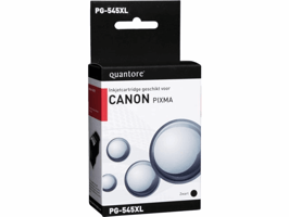 Inktcartridge Quantore alternatief tbv Canon PG-545XL zwart HC