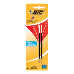 Vulling 4 kleurenpen Bic rood/bs2