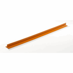 Afzetdam, permanent om vast te schroeven of te plakken l x b x h = 1500x100x60 mm