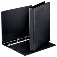 Presentatieringband Esselte Essentials panorama A4 4-rings D-mechaniek 25mm zwart