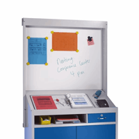 Organisatie-opzet wit wandbord magneethoudend