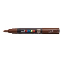 Lakmarker Uni Posca 0,7-1mm k bruin/pk6