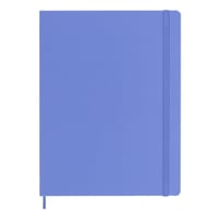 Notitieboek Moleskine XL 190x250mm blanco hard cover hydrangea blue