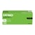 Reliëftape Dymo embossing plastic 9mm wit op zwart