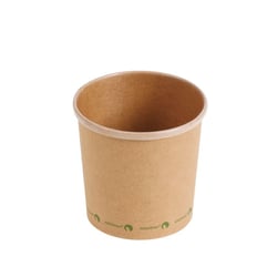 Kraft/PLA soepbeker 16oz/480ml/97mm Øx101mm artikel afbeelding