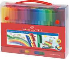 Kleurstift Faber Castell Connector koffer à 60 stuks assorti