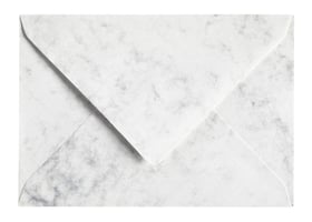 Envelop Papicolor C6 114x162mm Marble grijs
