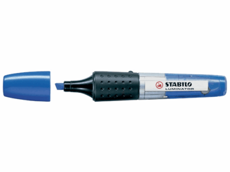 Stabilo Tekstmarker Luminator XT 2 - 5 mm, blauw (pak 5 stuks) [EA] artikel afbeelding