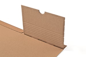 Colompac robuuste boekverpakking 250x190x - 85mm. Kleur: Bruin. CP035.02