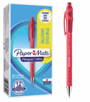 Balpen Paper Mate Flexgrip Ultra medium rood