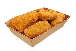 FSC® Kraft snackbakje A14 157x88x35mm