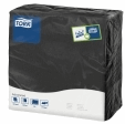 Tork tissue servet 39x39cm 2-laags 1/4-vouw zwart 12x150 artikel afbeelding