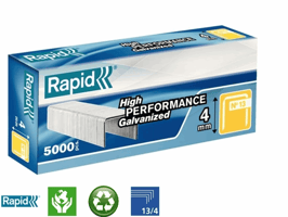 Nieten Rapid 13/4 gegalvaniseerd standaard 5000 stuks
