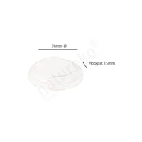PLA deksel met uitsparing Ø7,6cm voor art. 415101