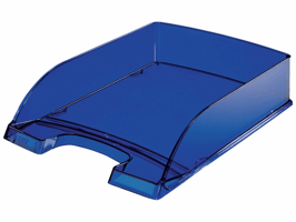 Leitz Brievenbak Plus 5226, blauw transparant