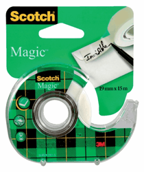 Onzichtbaar plakband Scotch Magic 810 19mmx15m +afroller artikel afbeelding