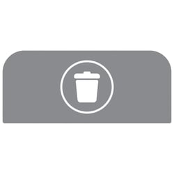 Configure Recyclingstation Paneel Rest FR 57 ltr, Rubbermaid