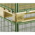 Palletframe nuttige hoogte 1000 mm, als opzetframe b x l = 1000x1200 mm, 1 lange wand in 2 delen uitneembaar