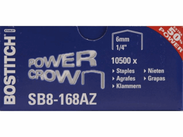 Nieten Bostitch B8 staal SB8 6mm gebogen rug 1050 stuks