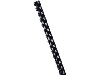 Bindrug 16 mm, 21 ringen, Zwart (pak 100 stuks) artikel afbeelding