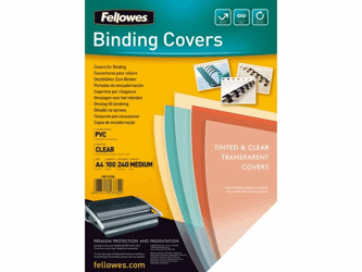 VOORBLAD FELLOWES A4 PVC 240MICRON TRANSPARANT artikel afbeelding