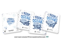 Notitieboek Ocean WP A5 lijn wit/blauw