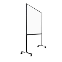 Mobiel whiteboard WORKBOARD staal, geëmailleerd b x h = 1500x1200 mm