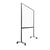 Mobiel whiteboard WORKBOARD staal, geëmailleerd b x h = 1500x1200 mm