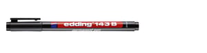 Viltstift Edding 143 beitel 1-3mm zwart